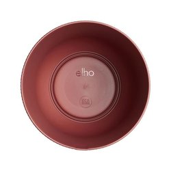 Bloempot - Elho - Jazz Rond - Rood - Ø 26 x H 24 cm - Binnen - 100% ge