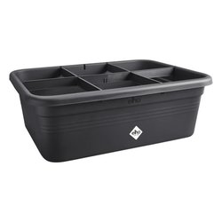 Elho Green Basics Jardin De Cultivation L bloembak - Zwart - L 76 x B 