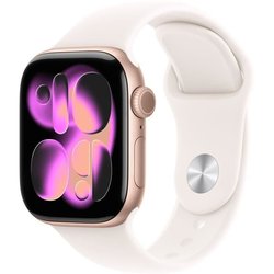 Apple Watch Series 11 GPS  42 mm  Gehäuse aus roségoldenem Aluminium
