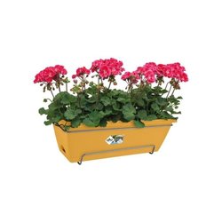Elho Barcelona Balkon Allin1 50  Gelb  L 50 x B 28 x H 19 cm  Außen