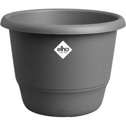 Flowerpot - ELHO - Amiga Round 30 - Black - L 30 x W 29.5 x H 22 cm - 