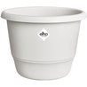 Blumentopf - ELHO - Amiga Round 40 - Weiß - Ø 39 x H 29 cm - Outdoor -