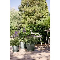 Flowerpot - ELHO - Amiga Round 40 - Green - Ø 39 x H 29 cm - Outdoor -