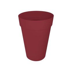 Vaso da fiori - Elho - Loft Urban Round - Altezza 35 - Rosso - L 34 x 
