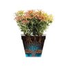 Vaso da fiori - Elho - Loft Urban Round - Altezza 35 - Rosso - L 34 x 