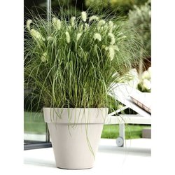 Bloempot - ELHO - Pure Round 40 - Wit - Ø 39 x H 36 cm - 100% gerecycl