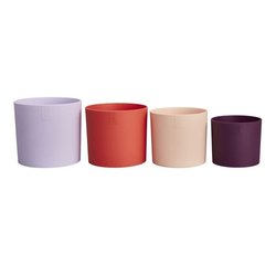 Blumentopf - Elho - Lex Pott - Set 15 - Lila Rot Rosa Violett - L 15 x
