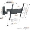TV wall mount - VOGEL S - TVM 1443 Full-Motion+ Medium, 2 arms, 32-65