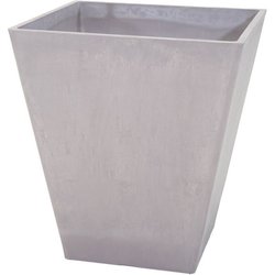 Vaso - MEGA COLLECTIONS - Ecostone Square - 41 x 45 cm - Taupe