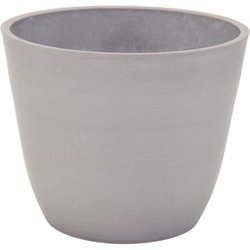 Maceta - MEGA COLECCIONES - Ecostone Egg - Ø 41 cm - H 33 cm - Taupe