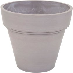 Pot - MEGA COLLECTIES - Ecostone Plantenbak - Ø 55 cm - H 51 cm - Taup