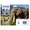 EPSON Multipack 24 XL - Eléphant - Noir, jaune, cyan, magenta, magenta
