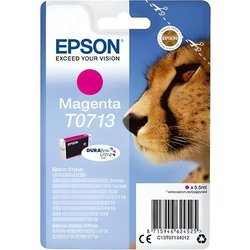 EPSON Cartouche d encre T0713 Magenta - Guépard  (C13T07134012)