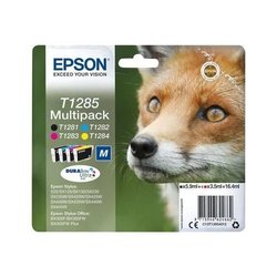 EPSON Multipack T1285 - Fox - Negro, Cian, Magenta, Amarillo