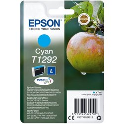 EPSON Cartouche d encre T1292 Cyan - Pomme  (C13T12924012)
