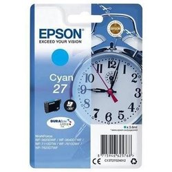 EPSON T2702-cartridge - wekker - cyaan