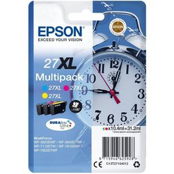 EPSON Multipack T2715 - Wekker - cyaan, magenta, geel XL