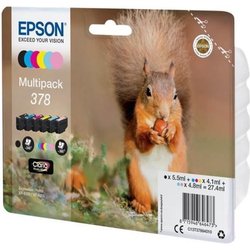 EPSON Original Multipack 378 ink cartridge - Pack of 6 - Black, Yellow