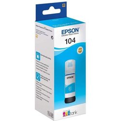 EPSON Epson EcoTank 104 Ink Refill Kit - Cyan - Inkjet - 7500 Pages - 