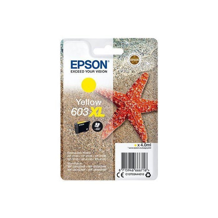 EPSON Inkjet Singlepack 603XL Ink - Amarillo
