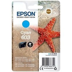 EPSON Inkjet Singlepack 603 Ink - Cyan