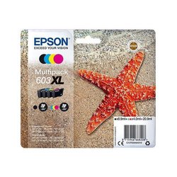 EPSON 603XL Ink Multipack 4-color Ink Cartridge - Black, Cyan, Magenta