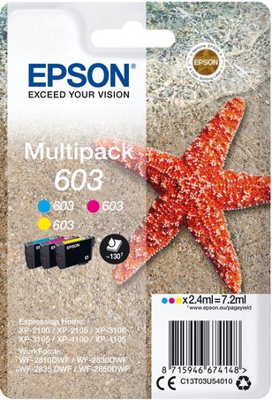 Inchiostro - EPSON - Multipack 3 colori - Starfish 603