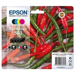 Druckerpatrone  EPSON  503 502 Ferngläser C13T09Q64010  Cyan, Magen