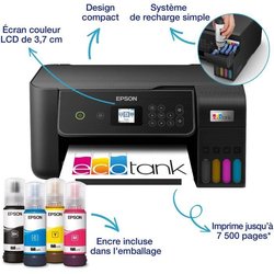 A4-Multifunktionsdrucker  EPSON  Ecotank ET-2870  WLAN  Tintentank
