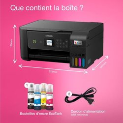 A4-Multifunktionsdrucker  EPSON  Ecotank ET-2870  WLAN  Tintentank