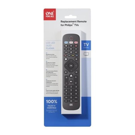 ONE FOR ALL URC4913 - Replacement remote control for Philips TV