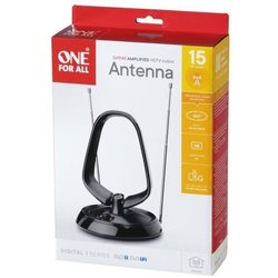 Antenna amplificata per interni - ONE FOR ALL - Con portata di ricezio