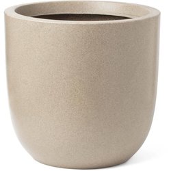 CAPI EUROPE Pot de fleurs WASTE SMOOTH NL - 35x34 cm - Terrazzo beige 