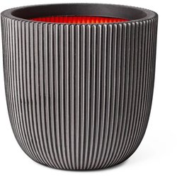 Bolbloempot - CAPI EUROPE - GROOVE NL - 43 x 41 cm - Antraciet