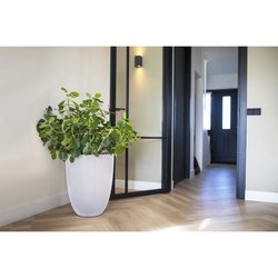 CAPI EUROPE Vase GROOVE - Ivoire - 34x46 cm - Résistant aux intempérie