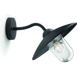 Applique d extérieur Philips - Hammock - Noir - Verre transparent - IP