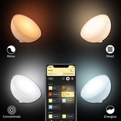 Philips Hue Go Lampe connected portable White and Color Compatible Blu