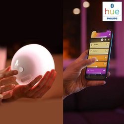 Philips Hue Go Lampe Connected Bluetooth portatile bianco e compatibil
