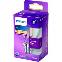 PHILIPS LED Classic 40W Sphärisch E14 Warmweiß Nicht dimmbar