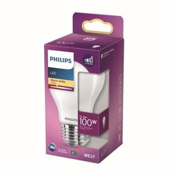 Philips Bombilla LED Equivalente 100W E27 Blanco cálido No regulable, 