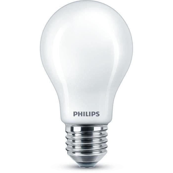 Philips Bombilla LED Equivalente 60W E27 Blanco cálido No regulable, P