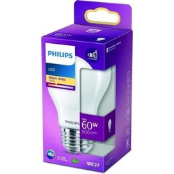 Philips Bombilla LED Equivalente 60W E27 Blanco cálido No regulable, P