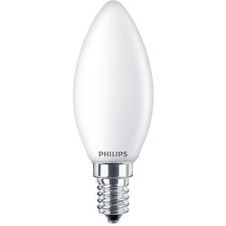 Lampadina LED Philips equivalente 40W B35 E14 bianco caldo non dimmera