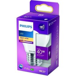 PHILIPS LED Classic 40W Sphärisch E27 Warmweiß Mattiert Nicht dimmbar