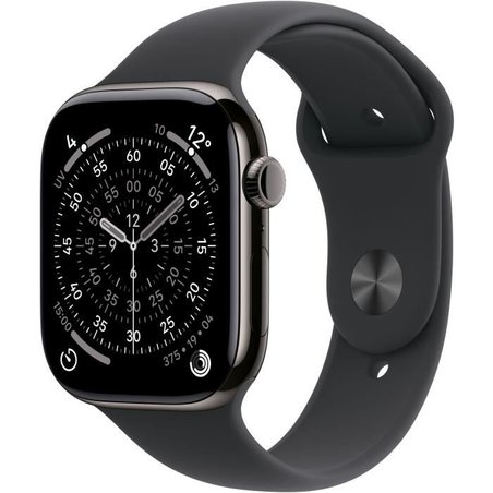 Apple Watch Series 11 GPS + Cellular - 42 mm - Caixa em titânio cinza 