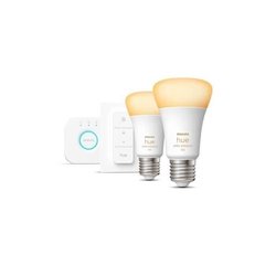 Kit Starting LED LED Connected Philips Hue White - 10.5W - Lot 2 E27 -