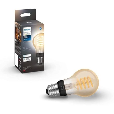 Philips Hue White Ambiance, LED Connected LED Filament E27, Bluetooth 