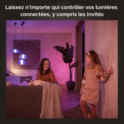 Módulo de interruptor de pared de Philips Hue, 2, White Pack funciona 