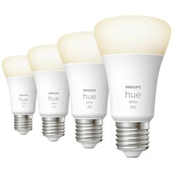 Philips Hue White, lampadina LED collegata E27, equivalente 60W, 800 l