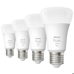 Philips Hue White, Bulbo LED conectado E27, 60W equivalente, 800 lumen